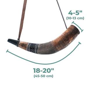 Meilleure qualité 100% klaxon soufflant naturel Viking klaxon soufflé orné corne sonore Agate pour décoration murale tenture à bas prix - Product Image 1