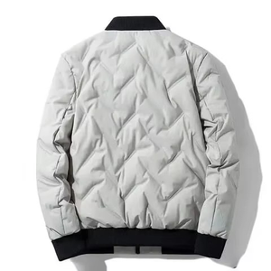 Venta al por mayor hombres Puffer chaqueta acolchada burbuja abajo Puffer chaqueta de alta calidad poliéster Nylon Material hombres burbuja Puffer chaquetas - Product Image 5