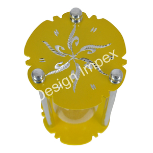 Red <b>Sand</b> <b>Hourglass</b> Picnic Travels Personalized Natural Clock Decorative <b>Sand</b> Timer Glass <b>Sand</b> Jar Yellow Colored Body - Product Image 6