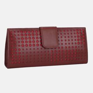 Handmade Ledis Genuine Leather <b>Purse</b> with Magnetic Snap Flap Luxury Design Ledis Bags with laser cut detailing - Product Image 1