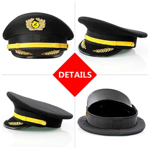 Gorro de Banda de Marcha Deportiva Clásica Premium Peak, el Más Popular, con Bordado y Ribete, Apto para Escenas Casuales, Gorras a Bajo Precio - Product Image 4