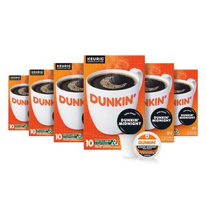 Café Dunkin' Midnight Dark Roast, Cápsulas Keurig K-Cup, Cajas de 10 Unidades (Paquete de 6) - Product Image 4