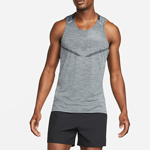 เสื้อกล้ามเล่นกีฬาของผู้ชายแขนกุดระบายอากาศฟิตเนสป้องกันการเกิดขน - Product Image 6