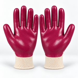 <b>PVC</b> Industrial <b>Gloves</b> Combine Durable Coating Comfortable Fit And Flexible Construction For Handling Tools Materials - Product Image 3