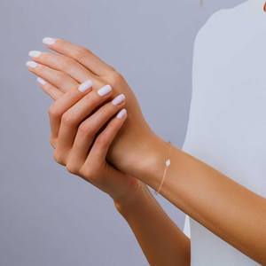 10k Or Massif Rond Lab Grown Diamant Bracelet Lab Grown Poire Diamant De Mariage Rond Brillant Coupe Diamant Bracelet Bijoux - Product Image 6