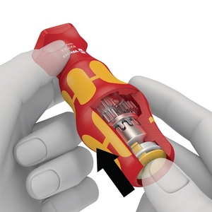 Tournevis turbo isolé WERA VDE 827 T Kraftform avec poignée à lames interchangeables par WERA - Product Image 4