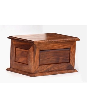 Rosewood <b>Urn</b> for Human <b>Ashes</b> Adult Cremations Memorial Wooden Box Burial Funeral Male Female Funeral - Product Image 3