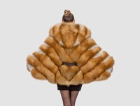 Col détachable en fausse fourrure de renard tissée, respirant, 100 % polyester, épais, style hip-hop, pour femme, vente en gros, collection hiver
