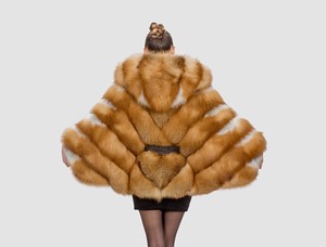 Manteau d'hiver pour femme en fausse fourrure de renard, épais, respirant, 100 % polyester, avec col amovible, prix de gros - Product Image 5