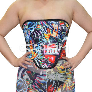 Custom Corset With Printed <b>Leggings</b> Combo - Product Image 4