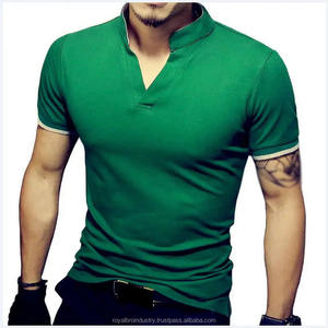 T-shirt à manches courtes d'été pour hommes Mode populaire Slim European and American 3D Printed Design Knitted Fabric Top Polo Shirts - Product Image 6