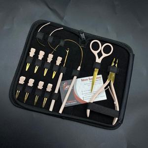 ชุดอุปกรณ์ต่อผมทำจากสแตนเลสเกรดเปลือยสีทองคุณภาพสูงออกแบบโลโก้ได้ตามต้องการ - Product Image 4