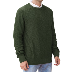 เสื้อสเวตเตอร์สวมหัวแขนยาวลำลองสำหรับผู้ชายเสื้อสเวตเตอร์ผ้าคอตตอนเนื้อนุ่มถักคอตตอนเนื้อนุ่มดีไซน์ใหม่ล่าสุดตามสั่งสำหรับฤดูหนาว - Product Image 3