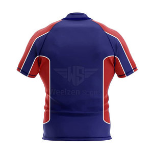 Camiseta de Rugby Estilo Profesional para Hombre, Tejido Elástico Cómodo, Ideal para Prácticas y Partidos de Rugby - Product Image 2
