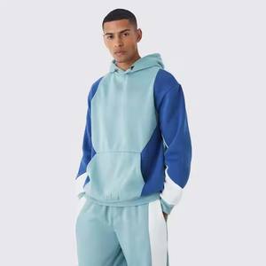 380 grammes poids lourd deux pièces pull à capuche ensemble hommes survêtement personnalisé de haute qualité surdimensionné sweats à capuche et pantalons de survêtement ensemble hommes - Product Image 6