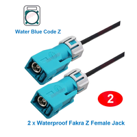 Câble d'extension universel étanche Fakra, connecteurs Fakra Z mâle/femelle, RG174 50 Ohm, câble coaxial RF, pigtail, jumper BEVOTOP