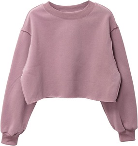 Sudadera Corta Personalizada para Mujer 2026, Sudadera de Manga Larga, Top Corto de Felpa, Precio al por Mayor - Product Image 5