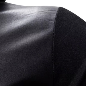 Sudadera con capucha de cuero para hombre de alta calidad 100% a la venta/precio al por mayor Sudadera con capucha de cuero genuino para hombre con servicio OEM - Product Image 4