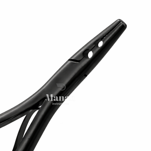 Pinzas Profesionales para Extensiones de Cabello Negro, Herramienta de Crimpado de Anillos Micro, Herramienta de Instalación y Extracción de Microlink de Calidad Profesional - Product Image 3