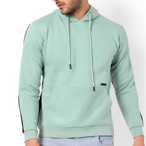 Sudaderas con capucha de gran tamaño sin cuerda Unisex personalizado hombres sudaderas con capucha sin bolsillos algodón peso pesado Sudadera con capucha hombres - Product Image 1