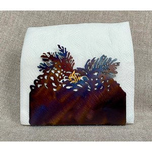 Design merveilleux Porte-serviettes en métal fait à la main Porte-serviettes de table décoratif pour hôtels et cafés Porte-serviettes de rangement pour fournisseurs en gros - Product Image 4