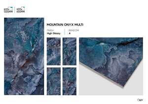 Carreaux en porcelaine brillants et élégants de 24x48 pouces, surface polie, pour projets de revêtement de sol intérieur - Product Image 3