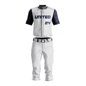 Direct Factory Supply Custom Made Comfortable Fabric Lightweight Men Baseball Jerseys Sublimated Softball & Baseball Uniforms - Product Image 4