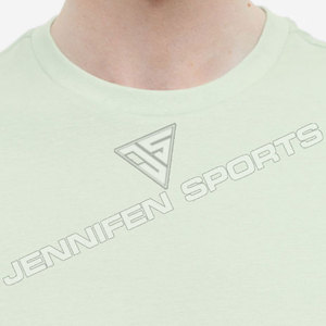 เสื้อยืดผ้าฝ้าย100% สำหรับผู้ชายเสื้อคอกลมแต่งโลโก้ได้ตามต้องการฉลากด้านในคอ - Product Image 3