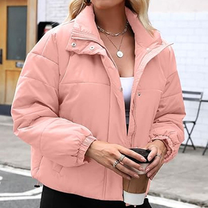 High Quality Custom Logo <b>Women</b> Puffer <b>Jacket</b> Winter Bubble Style OEM Wholesale Breathable Comfortable <b>Women</b> Puffer <b>Jacket</b> - Product Image 5