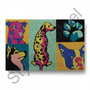 Doormat for <b>Bedroom</b> Colorful Carpet Dog Print Pets Doormat for House Antiskid Printed Matt at Wholesale Price - Product Image 1