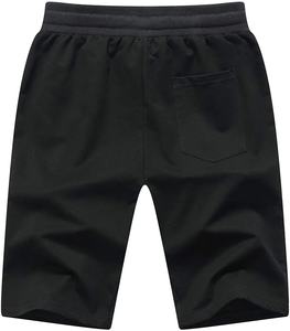 2025 pantalones cortos de gimnasio de felpa francesa para hombre personalizados 100% algodón polar sólido antiarrugas al por mayor Jersey casuales para deportes al aire libre sudor - Product Image 2