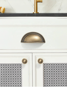 Hot Sale Original <strong>Shell</strong> Kitchen <strong>Handle</strong> Antique Brass <strong>Cabinet</strong> <strong>Pulls</strong> <strong>Drawer</strong> <strong>Knobs</strong> - Product Image 3
