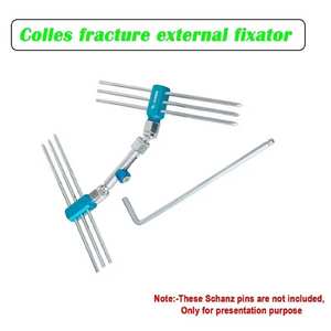 Fixateur externe de Colles pour chirurgie orthopédique des fractures, ensemble de 145 mm avec clé Allen, kit d'instruments chirurgicaux manuels en acier inoxydable - Product Image 3