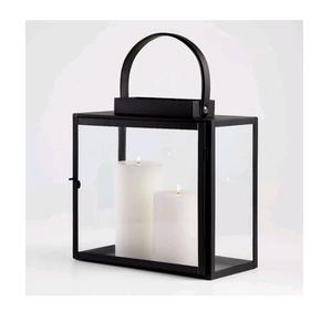 Porte-bougie cylindrique en fer de qualité durable, fait à la main, art moderne, couleur personnalisée unique, pour les mariages, les célébrations de Noël - Product Image 1