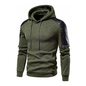 ชุดวอร์มผ้าฝ้ายขนแกะสีดำและสีขาวชุดวิ่งออกกำลังกายในยิมทนทาน - Product Image 2