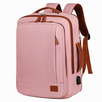 Sac d'école 42*31*12, imperméable, portable, pour ordinateur portable, capacité de voyage, sac à dos en Oxford avec port de charge USB