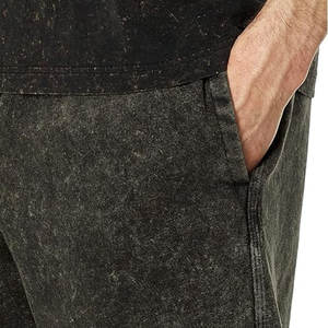 กางเกงขาสั้นผ้าซักกรดสำหรับผู้ชายผ้าฝ้าย100% ใส่สบายลายทางราคาถูก - Product Image 6