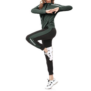 ชุดวอร์มผู้หญิงมีซิปแบบเรียบใส่สบายมีหลายสีสินค้ามาใหม่ชุดวอร์มสำหรับฤดูหนาว - Product Image 4