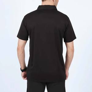 Uniforme de travail pour hommes de haute qualité pour polo grande taille respirant coton Polyester solide motif brodé décontracté blanc - Product Image 3