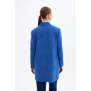 Abrigo de Gabardina Reversible a Cuadros Saks con Forro de Cachemira y Cuello de Piel - Product Image 6
