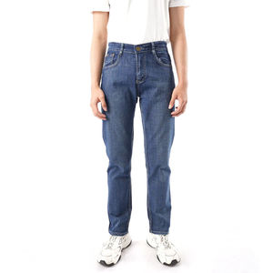 ชุดเอี๊ยมผ้ายีนส์สำหรับผู้ชายกางเกงยีนส์ทรงตรงเข้ารูปเอวปกติมีซิป - Product Image 5