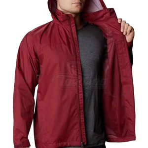 Veste coupe-vent décontractée à capuche sur mesure, veste d'hiver, couleur unie, séchage rapide, respirante - Product Image 5