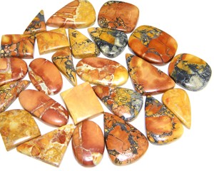 Maligano Jasper Cabochon พลอยหลวม maligano Jasper Cabochon ธรรมชาติเครื่องประดับรูปร่างผสมทำให้มีทุกขนาด - Product Image 5