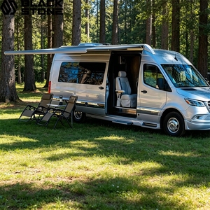 Fourgon de tourisme modulaire Black Stone, camping-car compact, conversion de véhicule utilitaire, camping-car mobile sur route, en acier, 2-3 personnes - Product Image 1