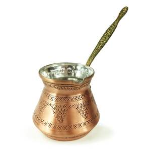 มือประทับตราหม้อกาแฟทองแดงดูโบราณ380มิลลิลิตร - Product Image 2