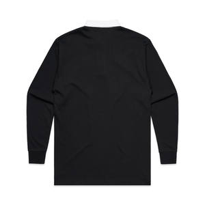 Streetwear en coton T-shirt polo décontracté à col en V surdimensionné T-shirts de golf pour hommes - Product Image 2