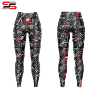 Leggings Fitness Yoga pour femmes de haute qualité Gym Sport Workout Leggings Dernière impression numérique Sublimation avec logo personnalisé - Product Image 4