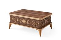 Table basse en bois moderne et élégante, extensible et pliable, pour la maison, le bureau, la salle à manger, la chambre à coucher, les hôtels, décoration