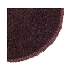 Boardwalk 20-Inch Deep Scrub <b>Pads</b> Maroon Coconut Fiber 10/Carton for Industrial House <b>Cleaning</b> - Product Image 4