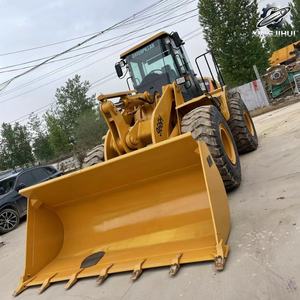 Chargeuse sur pneus Caterpillar 966H d'occasion, 23 tonnes, godet de 3,5 m³, d'origine japonaise, 95 % neuve, construction, faible nombre d'heures, certifiée CE, d'occasion - Product Image 4